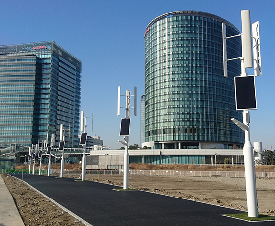 ハイブリッド街路灯